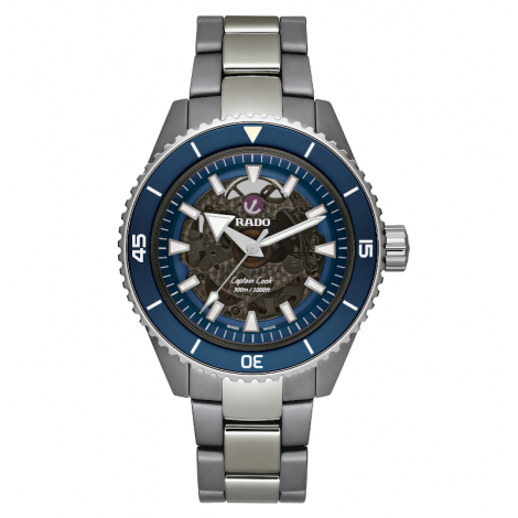 Szwajcarski sportowy zegarek męski RADO Captain Cook High-Tech Ceramic R32128202