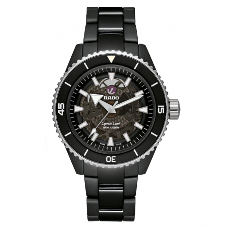 Szwajcarski sportowy zegarek męski RADO Captain Cook High-Tech Ceramic R32127152