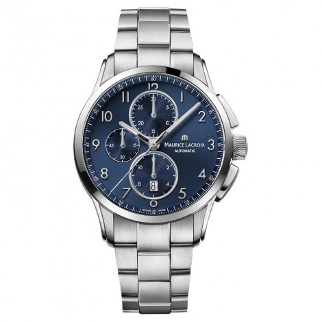 Szwajcarski klasyczny zegarek męski MAURICE LACROIX PONTOS PT6388-SS002-420-1 (PT6388SS0024201)