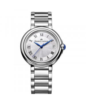 Szwajcarski klasyczny zegarek damski MAURICE LACROIX FIBA Date FA1004-SS002-110-1 (FA1004SS0021101)