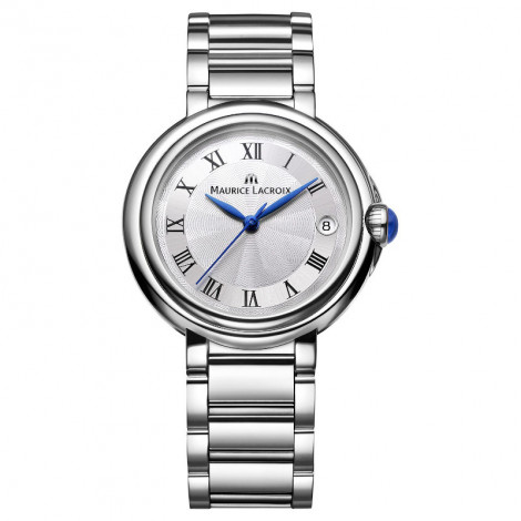 Szwajcarski klasyczny zegarek damski MAURICE LACROIX FIBA Date FA1004-SS002-110-1 (FA1004SS0021101)
