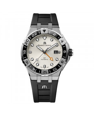 Szwajcarski sportowy zegarek męski MAURICE LACROIX AIKON Venturer GMT AI6158-SS001-130-2 (AI6158SS0011302)