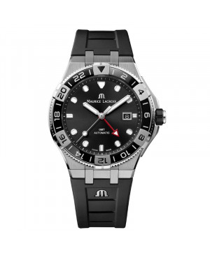 Szwajcarski sportowy zegarek męski MAURICE LACROIX AIKON Venturer GMT AI6158-SS001-330-2 (AI6158SS0013302)