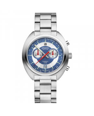 Szwajcarski sportowy zegarek męski ATLANTIC Timeroy CS 70467.41.55 (704674155)