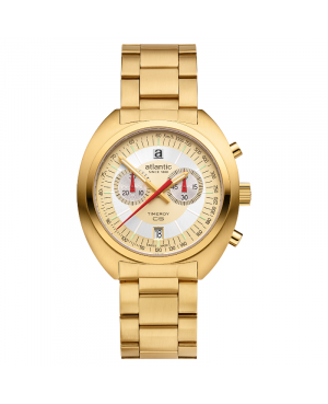 Szwajcarski sportowy zegarek męski ATLANTIC Timeroy CS 70467.45.35 (704674535)