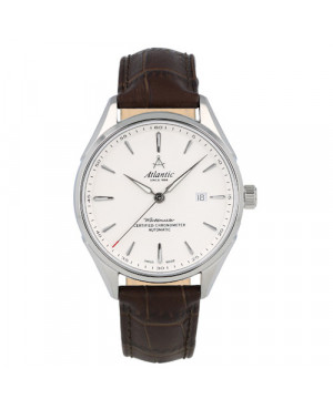 Szwajcarski klasyczny zegarek męski ATLANTIC Worldmaster Chronometer Automatic 52781.41.21 (527814121)