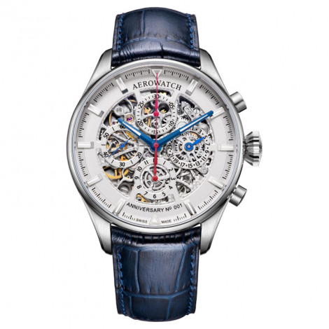 Szwajcarski klasyczny zegarek męski AEROWATCH Les Grandes Classiques 61989 AA04 SQ (61989AA04SQ)