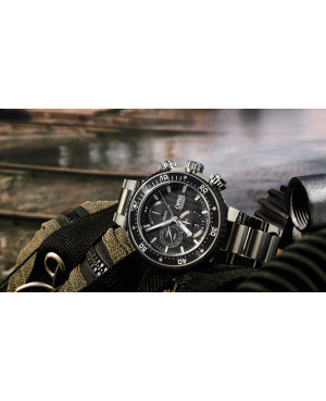 Szwajcarski zegarek męski dla nurków ORIS PRODIVER CHRONOGRAPH 01 774 7727 7154-SET (0177477277154SET)