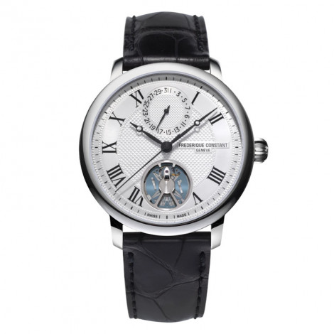Szwajcarski klasyczny zegarek męski FREDERIQUE CONSTANT Slimline Monolithic Manufacture FC-810MC3S6