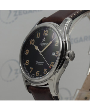 Szwajcarski, klasyczny zegarek męski ATLANTIC Worldmaster 52752.41.63S (527524163S)