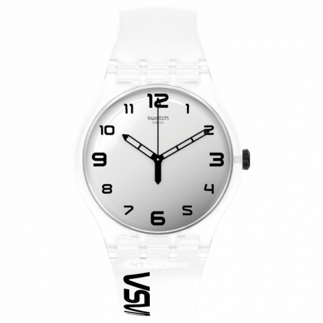 Szwajcarski modowy zegarek męski SWATCH SPACE RACE SUOZ339