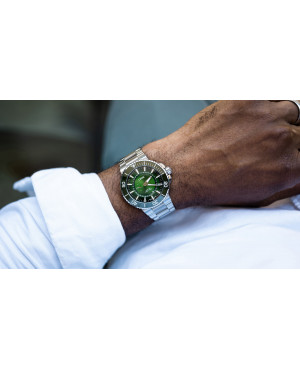 Szwajcarski zegarek męski do nurkowania ORIS AQUIS HANGANG LIMITED EDITION 01 743 7734 4187-Set (0174377344187Set)
