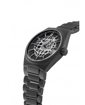 czarny zegarek szkieletowy FREDERIQUE CONSTANT