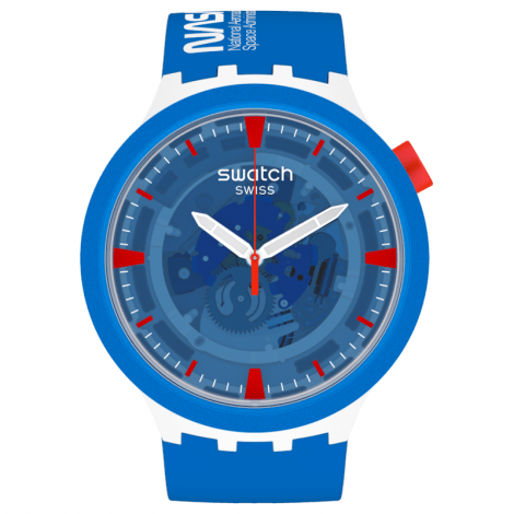 Szwajcarski modowy zegarek męski SWATCH JUMPSUIT SB03Z100