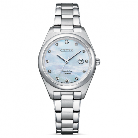 Elegancki zegarek damski CITIZEN Luxury Super Titanium EW2600-83D (EW260083D)