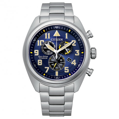 Sportowy zegarek męski CITIZEN Military Chrono AT2480-81L