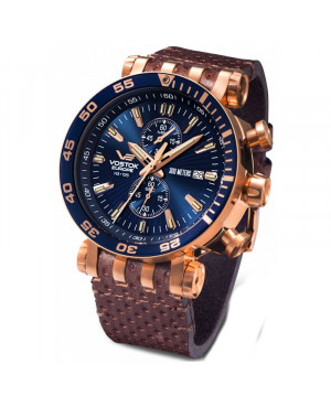 Sportowy zegarek męski VOSTOK EUROPE Energia Chrono VK61/575B590 (VK61575B590)