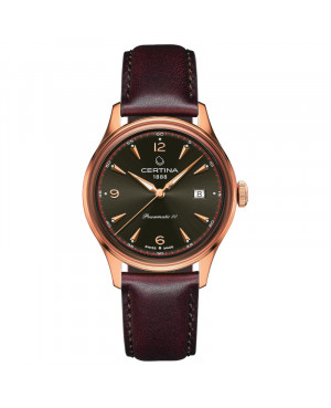 Szwajcarski klasyczny zegarek męski CERTINA DS Powermatic 80 C038.407.36.087.00 (C0384073608700)