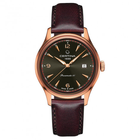 Szwajcarski klasyczny zegarek męski CERTINA DS Powermatic 80 C038.407.36.087.00 (C0384073608700)