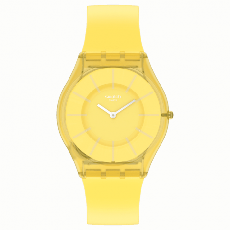 Modowy zegarek damski SWATCH Lemonata SS08J100