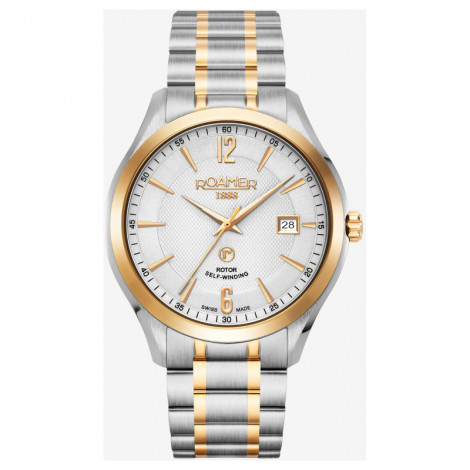 Szwajcarski elegancki zegarek męski ROAMER Mechaline Pro 953660 47 14 90 (953660471490)