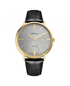 Szwajcarski klasyczny zegarek męski ADRIATICA A1283.1217Q (A12831217Q)