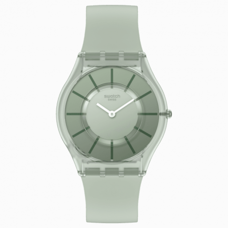Szwajcarski modowy zegarek damski SWATCH VERT D'EAU SS08G103