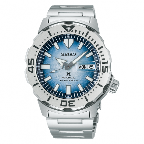 Japoński, męski zegarek do nurkowania SEIKO Prospex Save the Ocean Antarctica Special Edition SRPG57K1