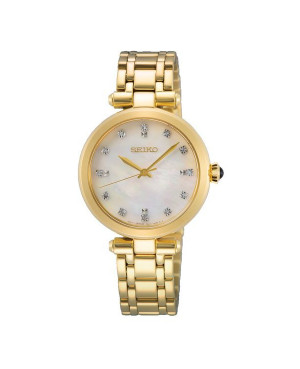 Japoński, biżuteryjny zegarek damski SEIKO Classic Lady SRZ536P1