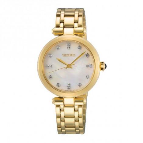 Japoński, biżuteryjny zegarek damski SEIKO Classic Lady SRZ536P1