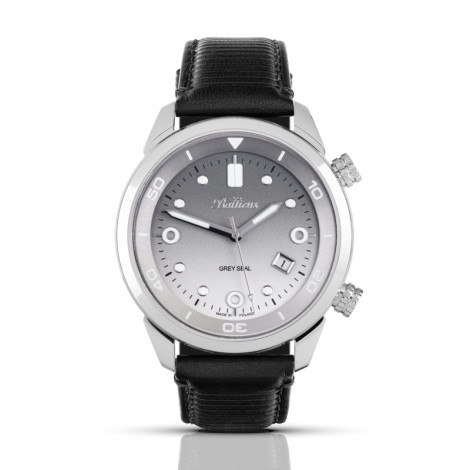 Polski, klasyczny zegarek męski BALTICUS Grey Seal II BLT-BALGSRG