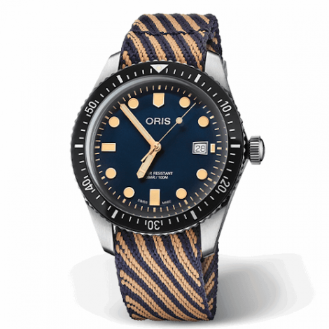 Szwajcarski, klasyczny zegarek męski ORIS Divers Sixty-Five 01 733 7720 4035-07 5 21 13 (01733772040350752113)