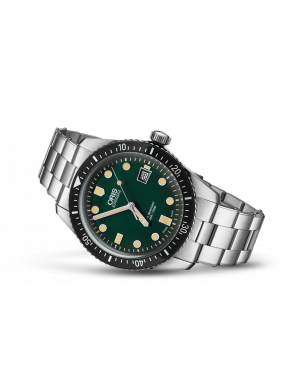 Szwajcarski, klasyczny zegarek męski ORIS  Divers Sixty-Five 01 733 7720 4057-07 8 21 18 (01733772040570782118)