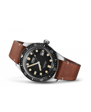 Szwajcarski, klasyczny zegarek męski ORIS Divers Sixty-Five 01 733 7720 4054-07 5 21 45 (01733772040540752145)