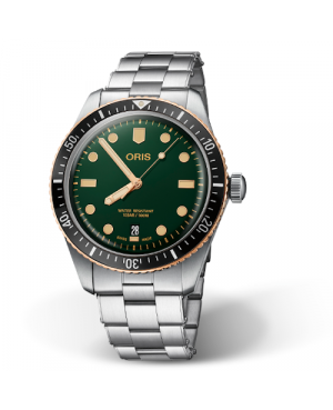 Szwajcarski, klasyczny zegarek męski ORIS  Divers Sixty-Five 01 733 7707 4357-07 8 20 18 (01733770743570782018)
