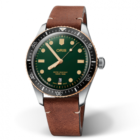 Szwajcarski, klasyczny zegarek męski ORIS Divers Sixty-Five 01 733 7707 4357-07 5 20 45 (01733770743570752045)