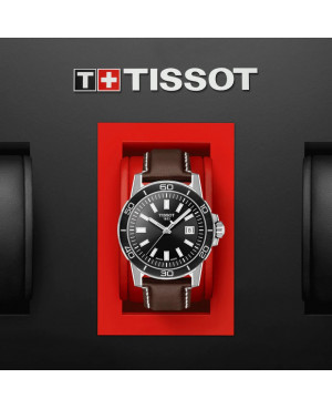 Szwajcarski sportowy zegarek męski TISSOT Supersport Gent T125.610.16.041.00 (T1256101604100)