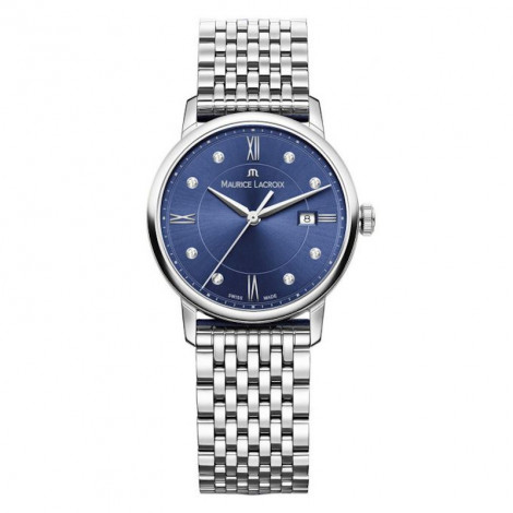 Szwajcarski elegancki zegarek damski MAURICE LACROIX ELIROS Date EL1094-SS002-450-1 (EL1094SS0024501)