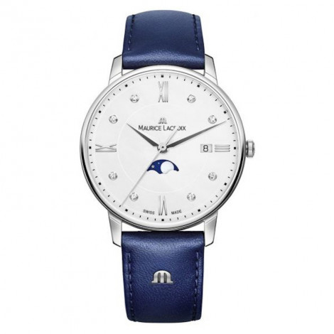 Szwajcarski elegancki zegarek damski MAURICE LACROIX ELIROS Moonphase EL1096-SS001-150-1 (EL1096SS0011501)