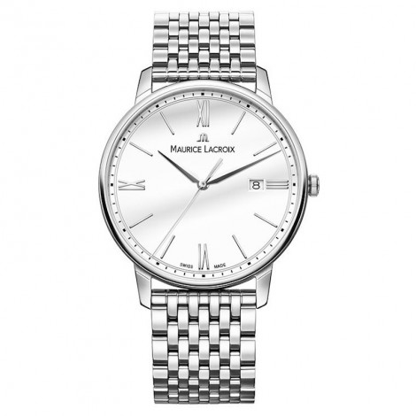 Szwajcarski elegancki zegarek męski MAURICE LACROIX ELIROS Date EL1118-SS002-113-2 (EL1118SS0021132)