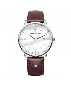 Szwajcarski elegancki zegarek męski MAURICE LACROIX ELIROS Date EL1118-SS001-113-1 (EL1118SS0011131)