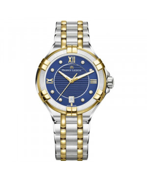 Szwajcarski elegancki zegarek damski MAURICE LACROIX AIKON Date AI1006-PVY13-450-1 (AI1006PVY134501)