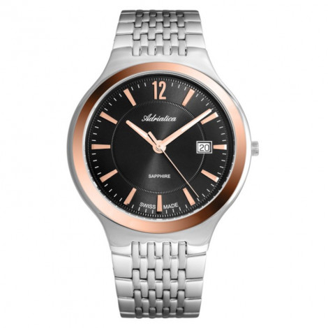 Szwajcarski elegancki zegarek męski ADRIATICA A8296.R156Q (A8296R156Q)
