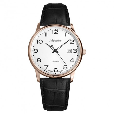 Szwajcarski klasyczny zegarek męski ADRIATICA A8242.9223Q (A82429223Q)