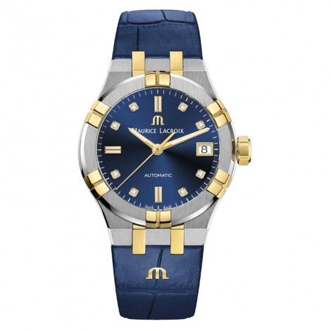 Szwajcarski elegancki zegarek damski MAURICE LACROIX AIKON AI6006-PVY11-450-1 (AI6006PVY114501)