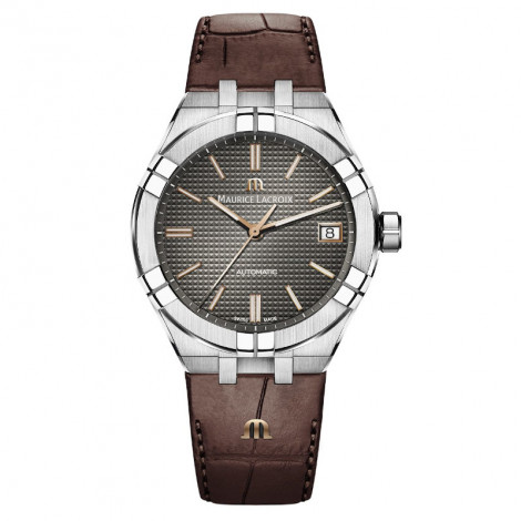 Szwajcarski elegancki zegarek męski MAURICE LACROIX AIKON AI6007-SS001-331-1 (AI6007SS0013311)