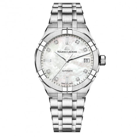 Szwajcarski elegancki zegarek damski MAURICE LACROIX AIKON AI6007-SS002-170-1 (AI6007SS0021701)