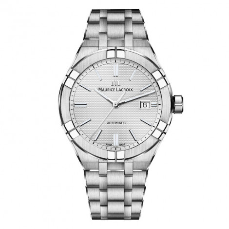 Szwajcarski elegancki zegarek męski MAURICE LACROIX AIKON AI6008-SS002-130-1 (AI6008SS0021301)
