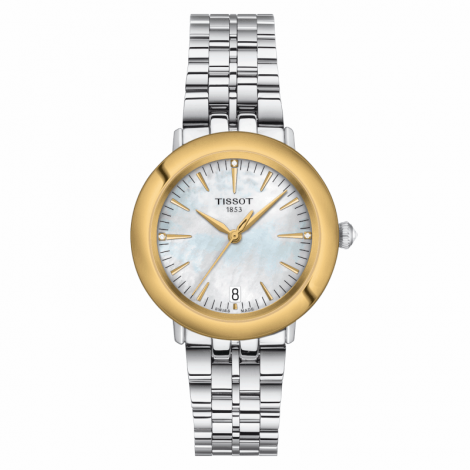 Szwajcarski elegancki zegarek damski TISSOT Glendora Diamonds T929.210.41.116.01 (T9292104111601)