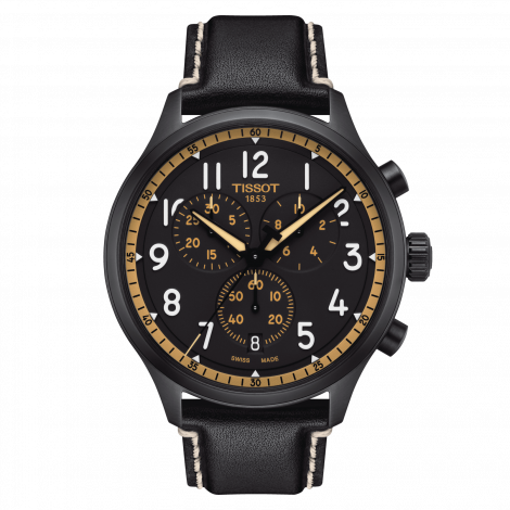 Szwajcarski sportowy zegarek męski TISSOT Chrono XL Vintage T116.617.36.052.02 (T1166173605202)